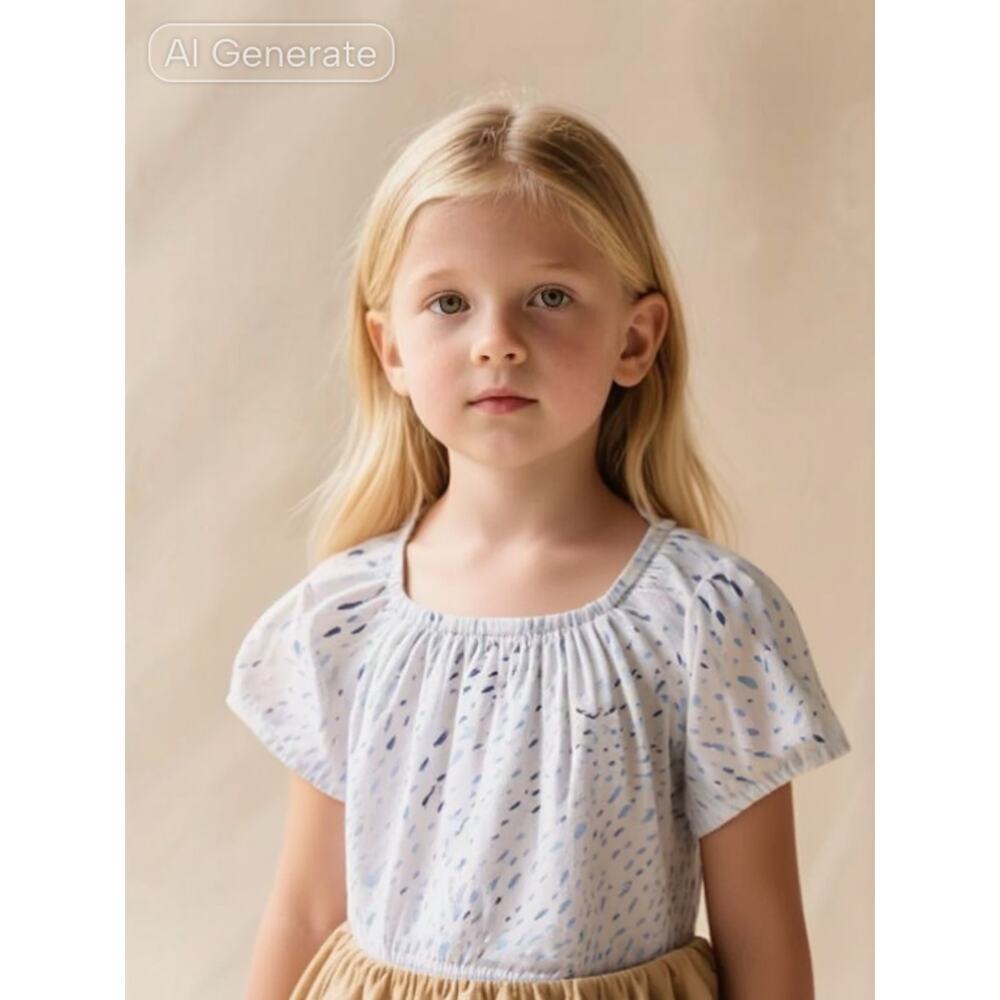 Vignette, Girls Blue Fish Top,  NWT, 4yrs